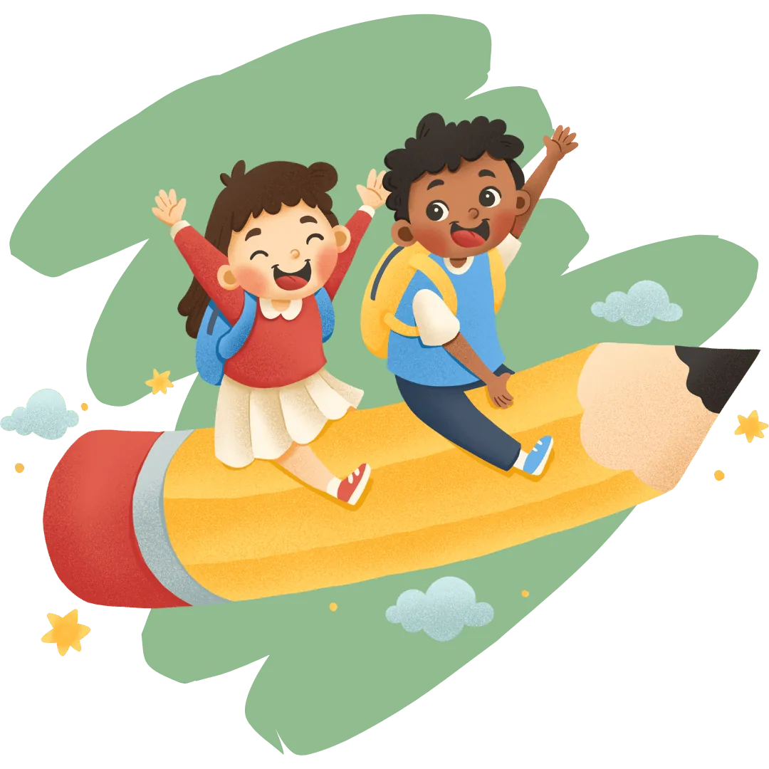 Learning illustration for kids